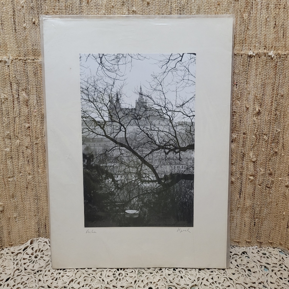 M. Hynek Photo Print Signed St. Vitus Cathedral Prague Czech Republic